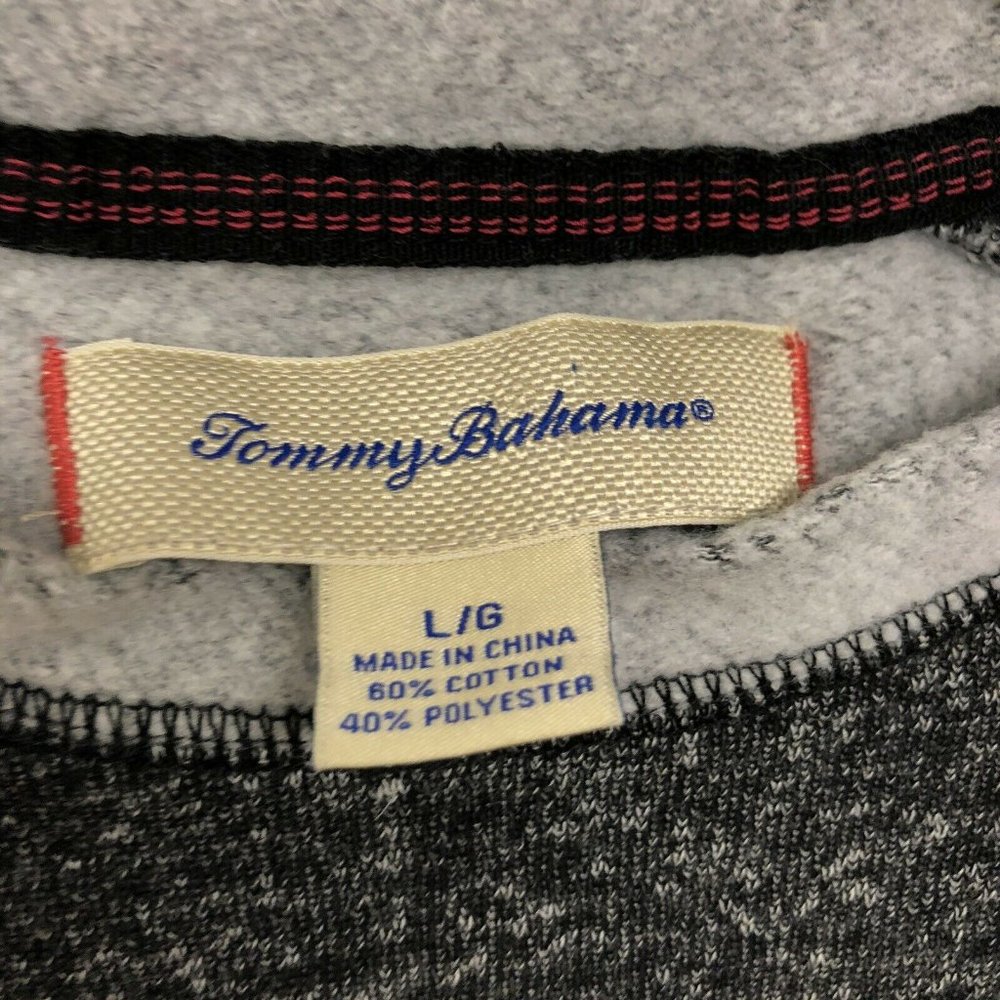 Tommy Bahama Mens Gray Pullover Fleece L - Picture 3 of 5